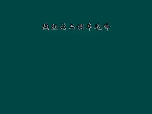 编组站与调车驼峰