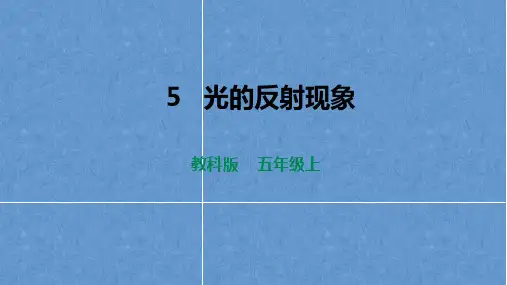 教科版五上《光的反射现象》课件