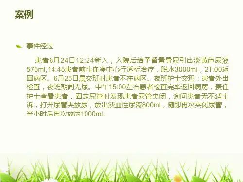 护理不良事件鱼骨图