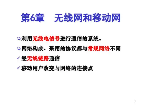 第6章 无线网和移动网