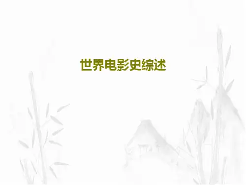 世界电影史综述45页PPT