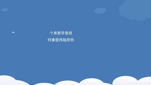 特重型颅脑损伤PPT课件