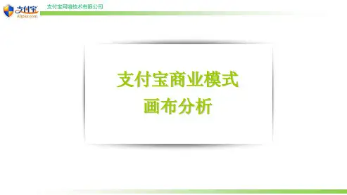 支付宝商业模式画布分析剖析PPT课件