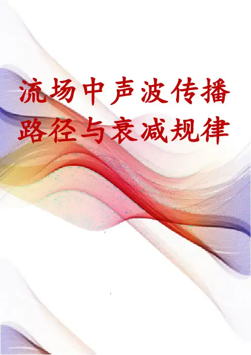 流场中声波传播路径与衰减规律