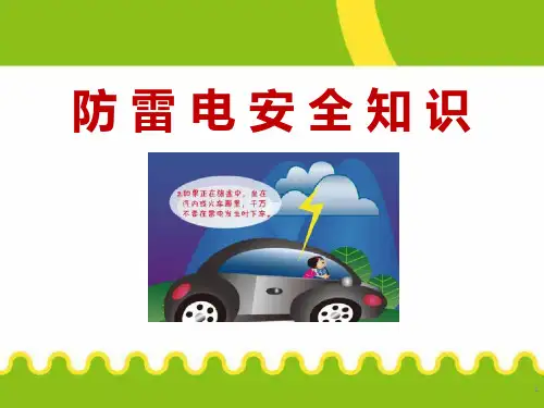 《防雷电安全知识》PPT上课用