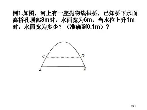 二次函数的应用示范课市公开课一等奖省优质课获奖课件