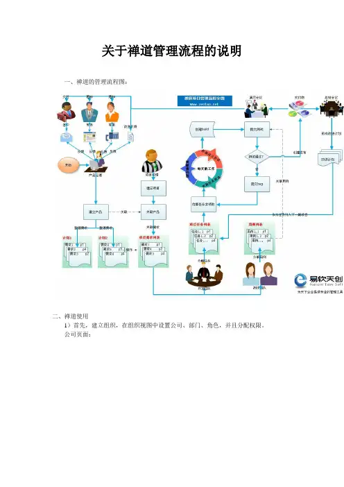 关于禅道管理流程的说明