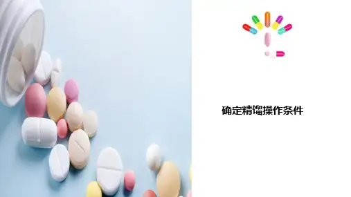 蒸馏技术—确定精馏操作条件(制药单元操作技术课件)