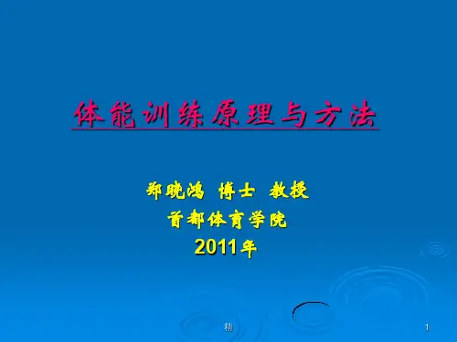 体能训练原理与方法培训演示课件.ppt