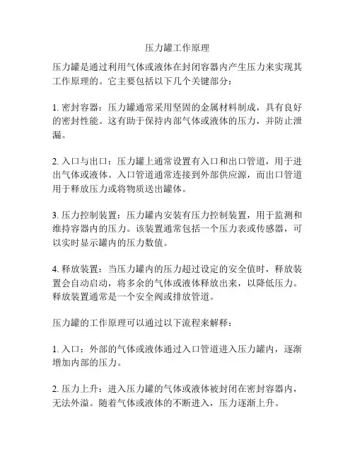 压力罐工作原理