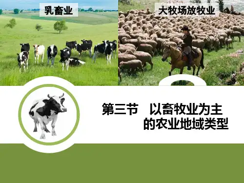 课件17：3.3 以畜牧业为主的农业地域类型