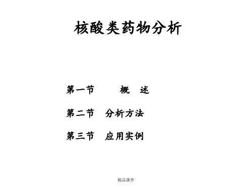 核酸类药物分析