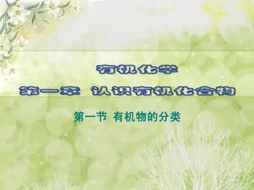有机化合物的分类
