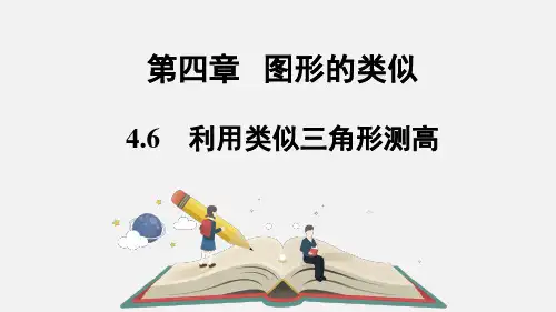 利用相似三角形测高课件北师大版数学九年级上册