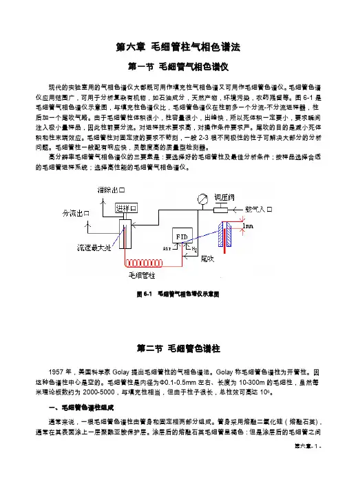 毛细管柱气相色谱法