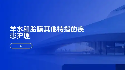 羊水和胎膜其他特指的疾患护理