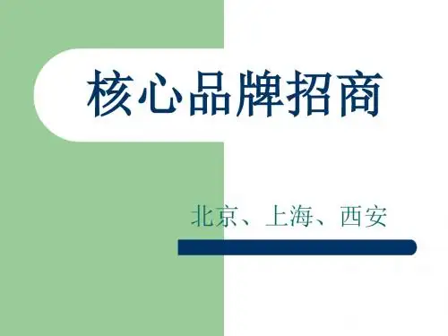 招商进展汇报及考察汇报ppt