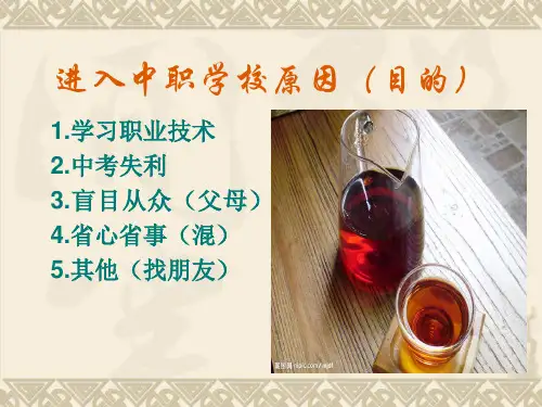 中职生职业生涯规划课件ppt