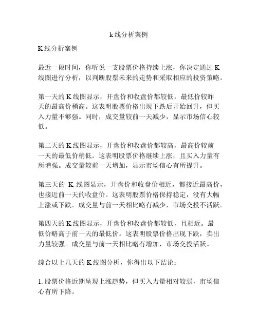 k线分析案例