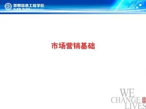 市场营销基础知识(ppt 45张)