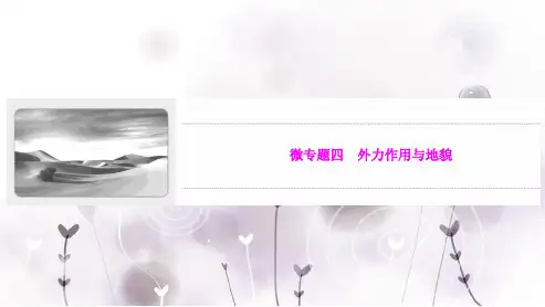 (高中段)微专题四外力作用与地貌