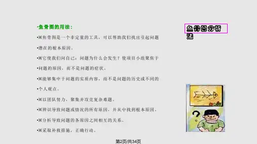 鱼骨图分析法简洁明了.pptx
