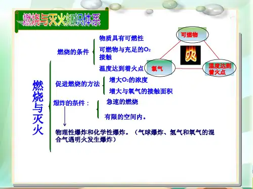 初中化学鲁教九年级上册第六单元 燃烧与燃料 第六单元燃烧与燃料复习PPT