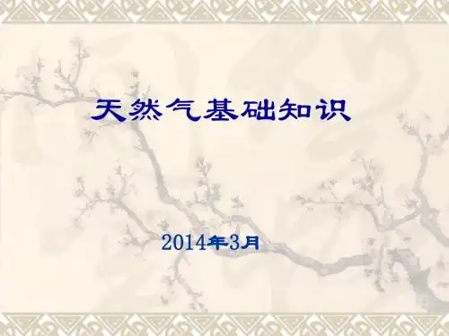 01.天然气基础知识