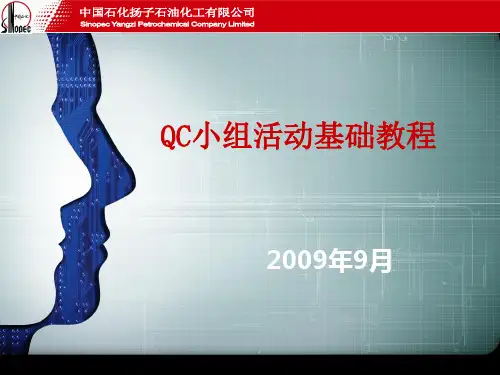 QC小组活动基础教程1PPT课件