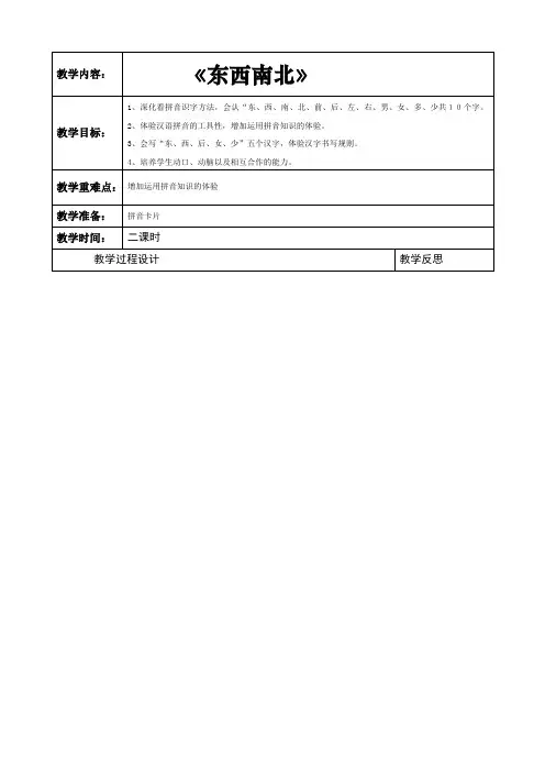 东西南北