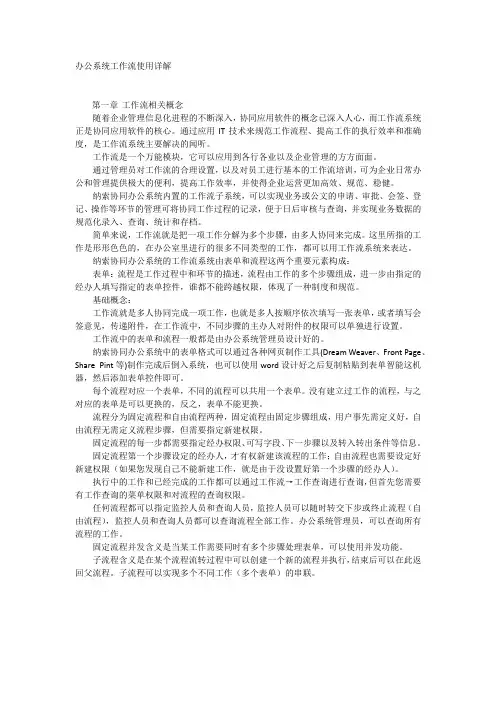通达OA办公系统工作流使用详解