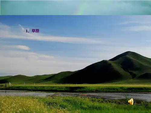 1、《草原》完美版ppt课件