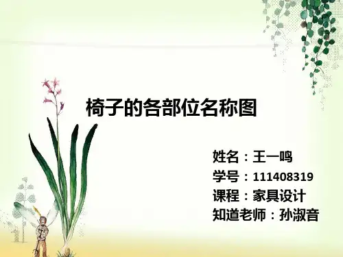 50吧改变世界的椅子及椅子各部位名称