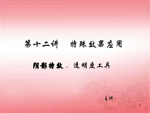 CorelDRAW教程5第十二讲  特殊效果应用