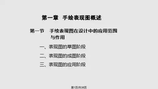 手绘表现图技法PPT课件