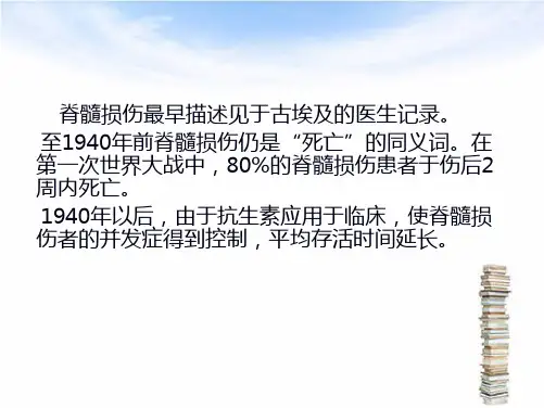 脊髓损伤的评定与预后(共71张PPT)