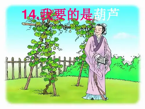 统编版二年级语文上册14我要的是葫芦 课件(共25张PPT)