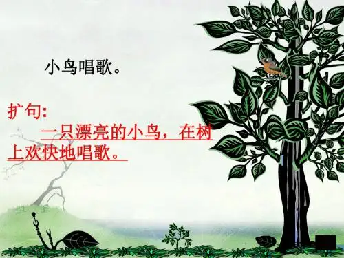 缩句、扩句
