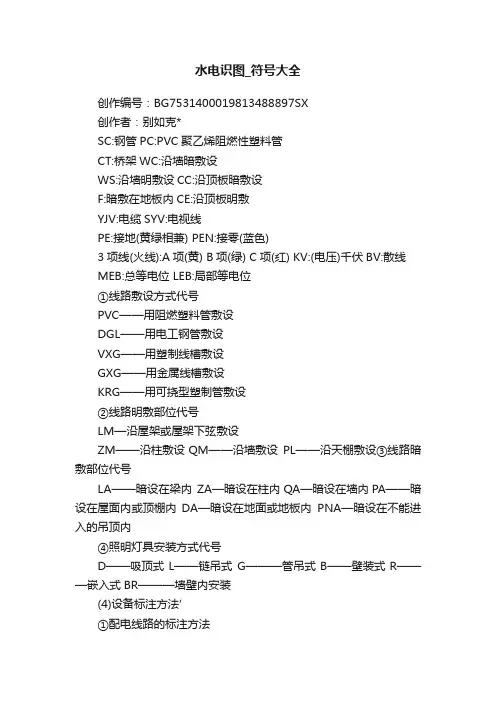 水电识图_符号大全