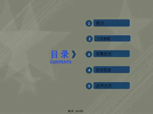 微型燃气轮机简介