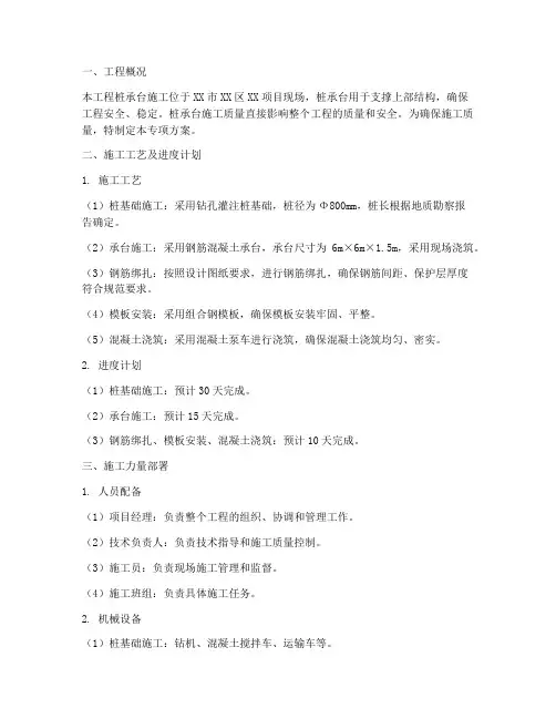 桩承台专项方案