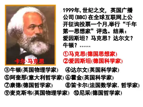 人民版必修一8.1马克思主义的诞生(共27张PPT)