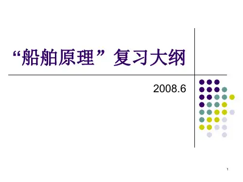 船舶原理复习