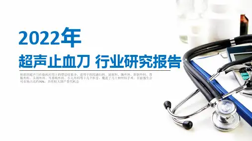 超声止血刀行业研究报告 2022年
