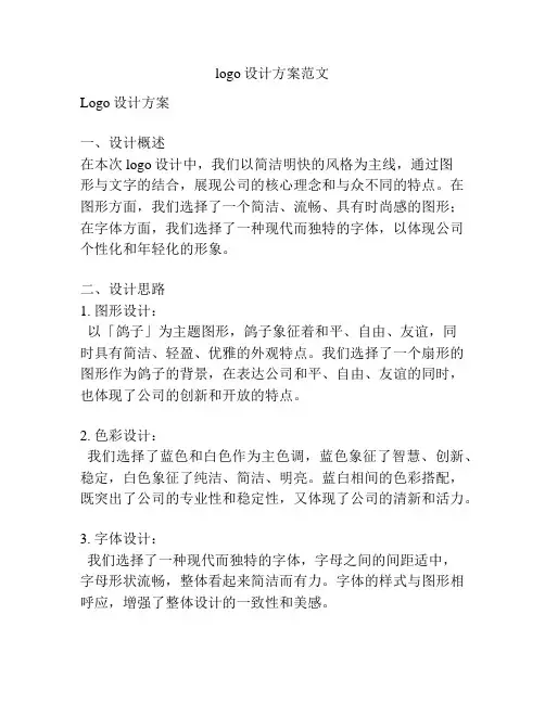 logo设计方案范文