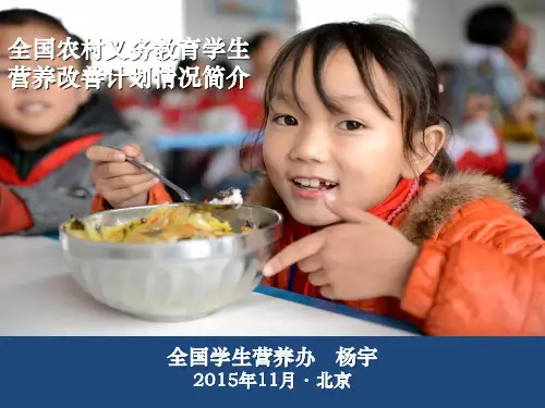 全国农村义务教育学生营养餐