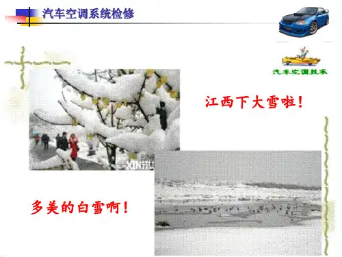 认识汽车空调-2课时