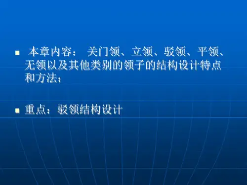 衣领关门领_立领_驳领.ppt