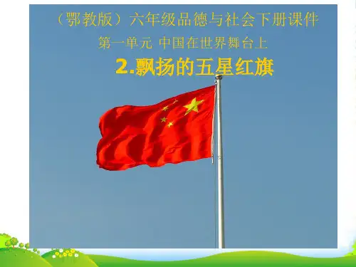 六年级品德与社会下册 飘扬的五星红旗1课件 鄂教
