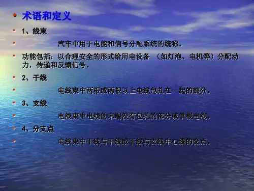 线束基础知识培训